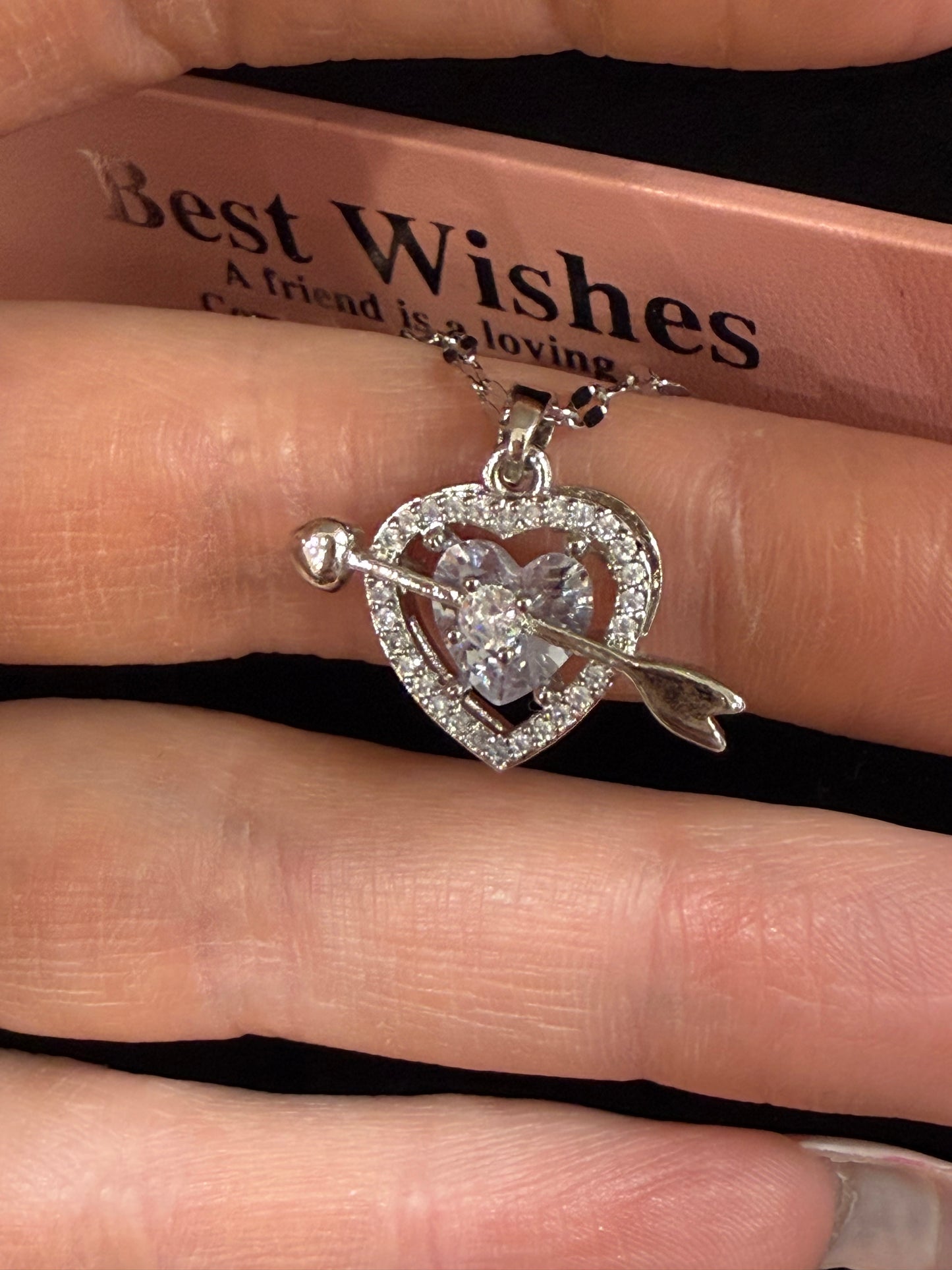 Rose éternelle avec bijoux
