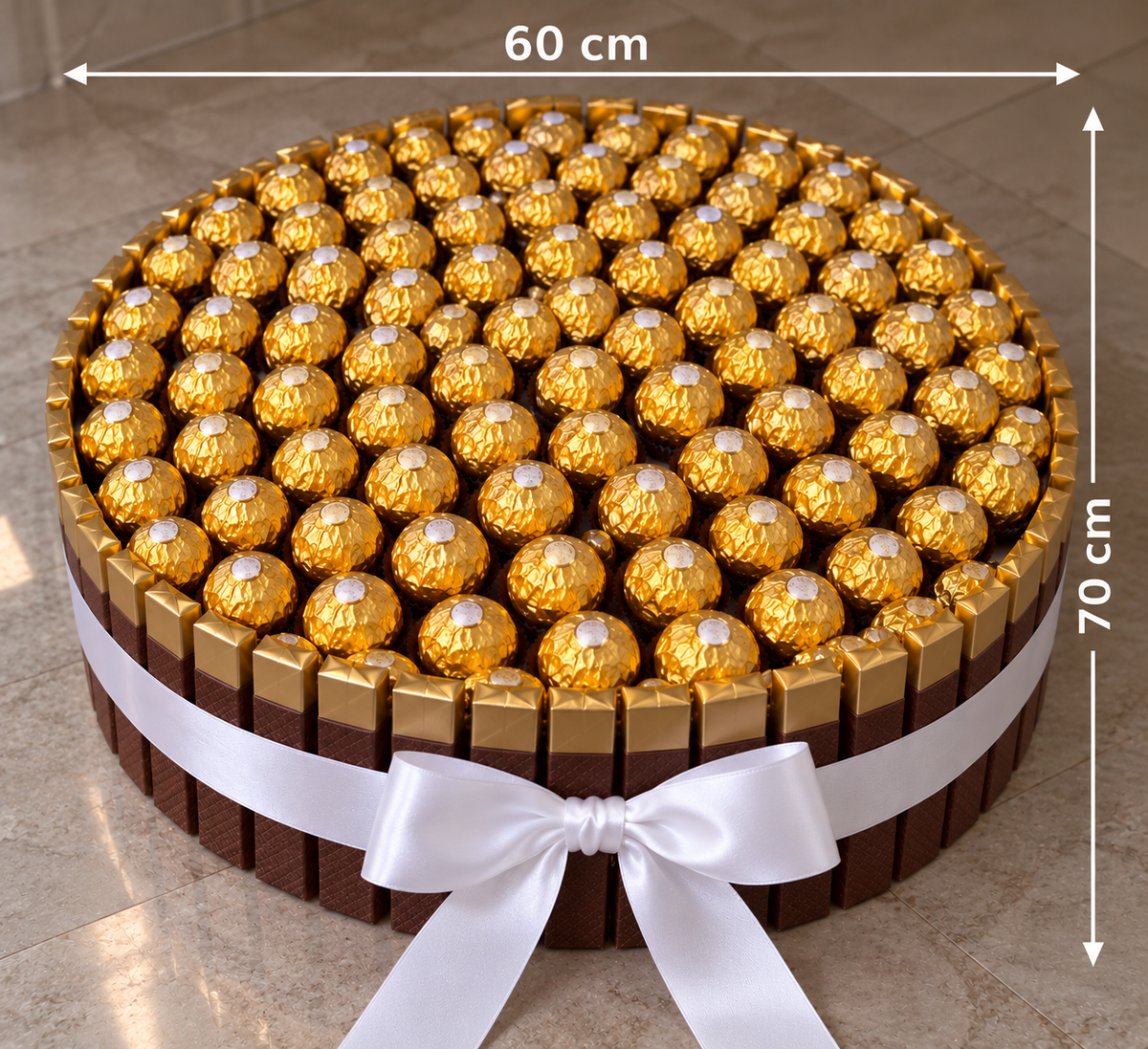 Merci + Ferrero Rocher Ronde 60*70cm
