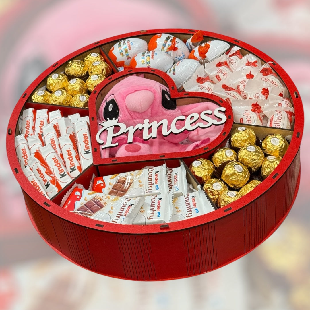 Boîte cadeau en bois “Princess” — Un coffret d’exception pour une personne unique