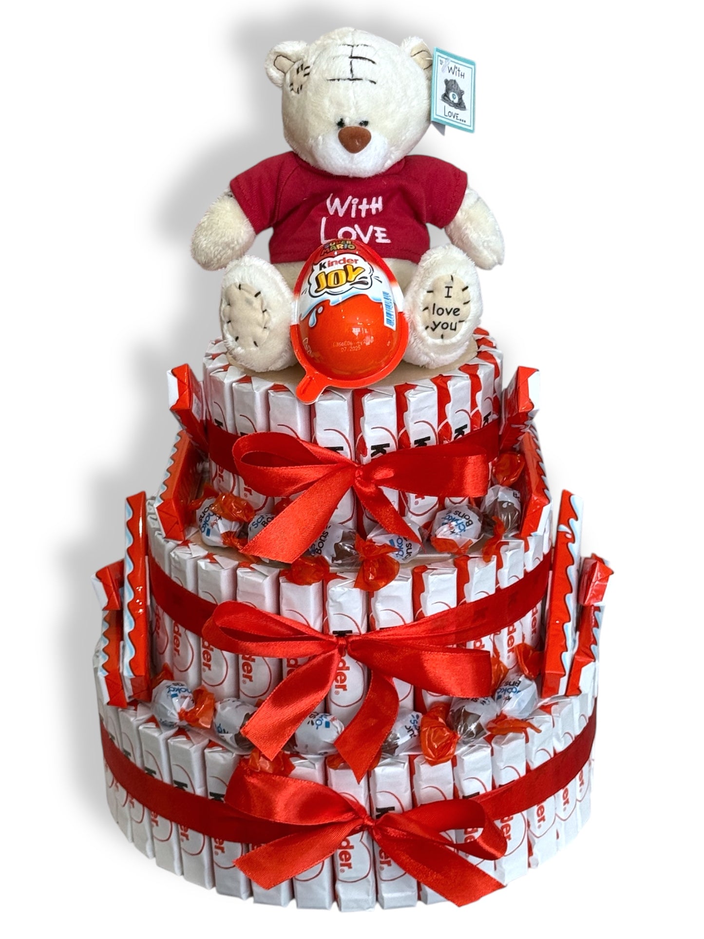 Gâteau en Chocolat Kinder avec Peluche – Cadeau Original et Gourmand