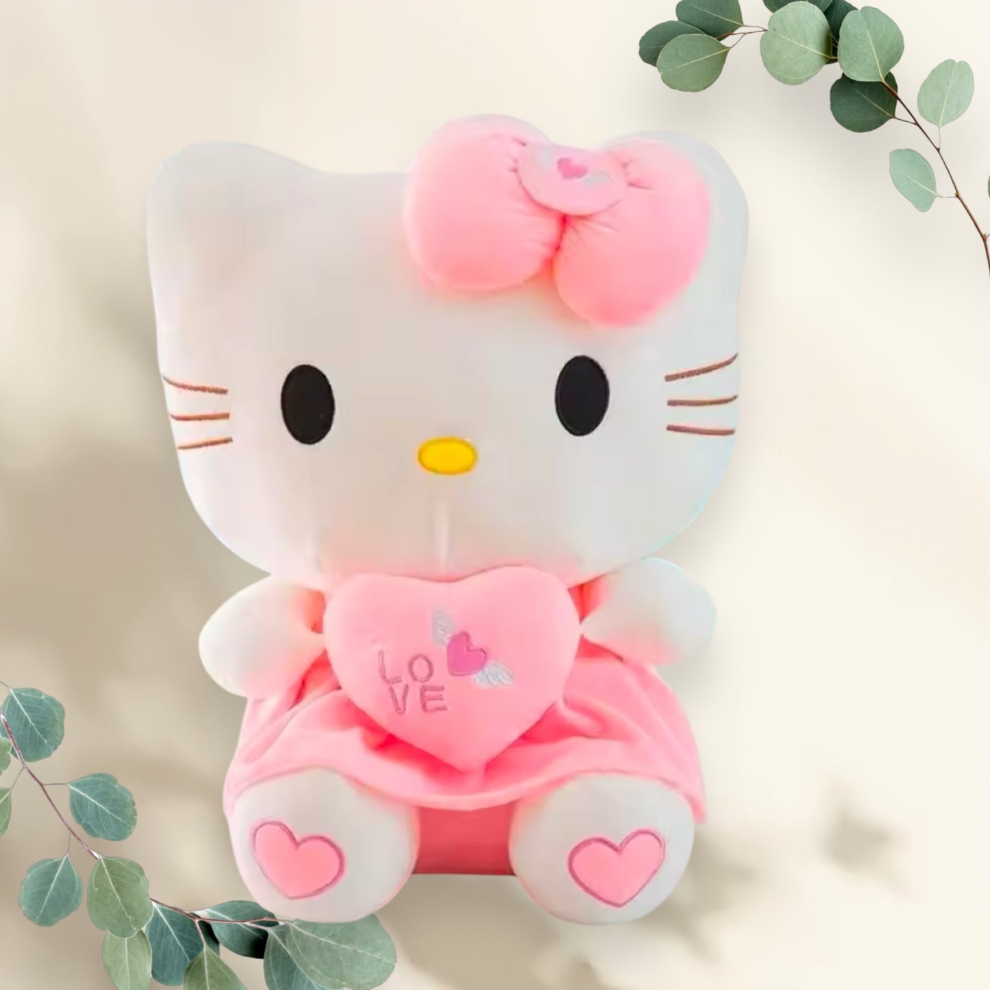 Peluche Hello Kitty Rose – Cadeau d’Amour Doux et Mignon