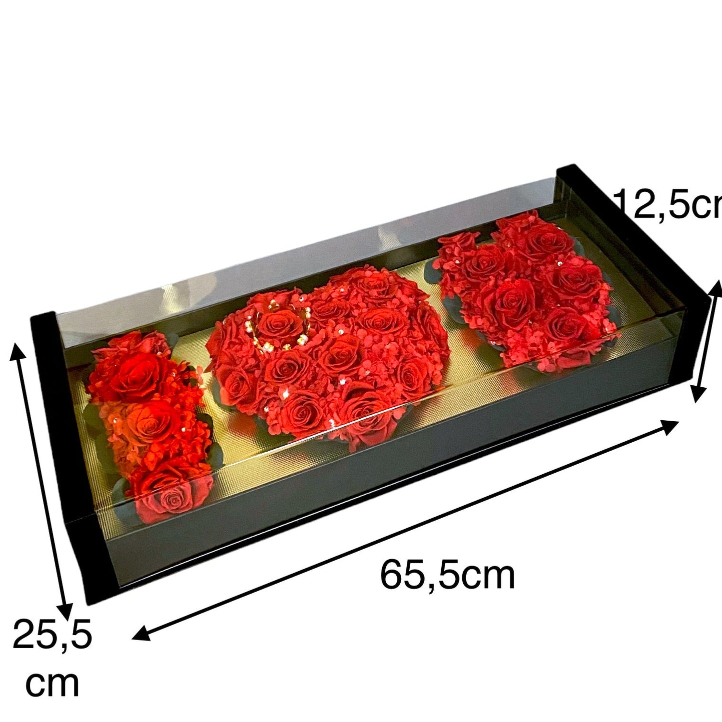 Bouquet roses éternelles 100% naturelle I ♥️U