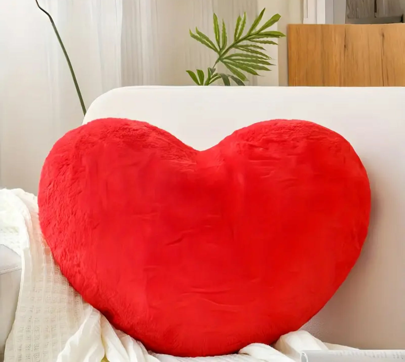 ❤️ Coussin doux en forme de cœur