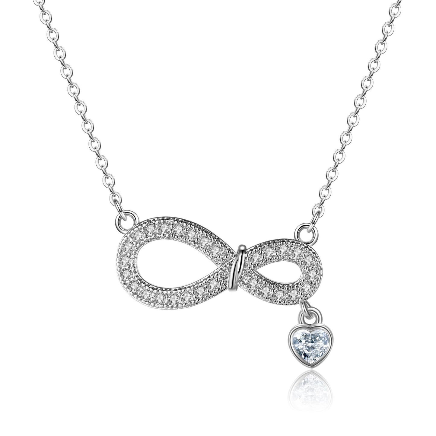 Collier Infini brillant – Coffret romantique prêt à offrir