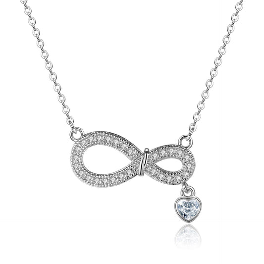 Collier Infini brillant – Coffret romantique prêt à offrir