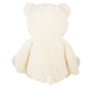 Ours en peluche de couleur blanche, mesurant 100 cm