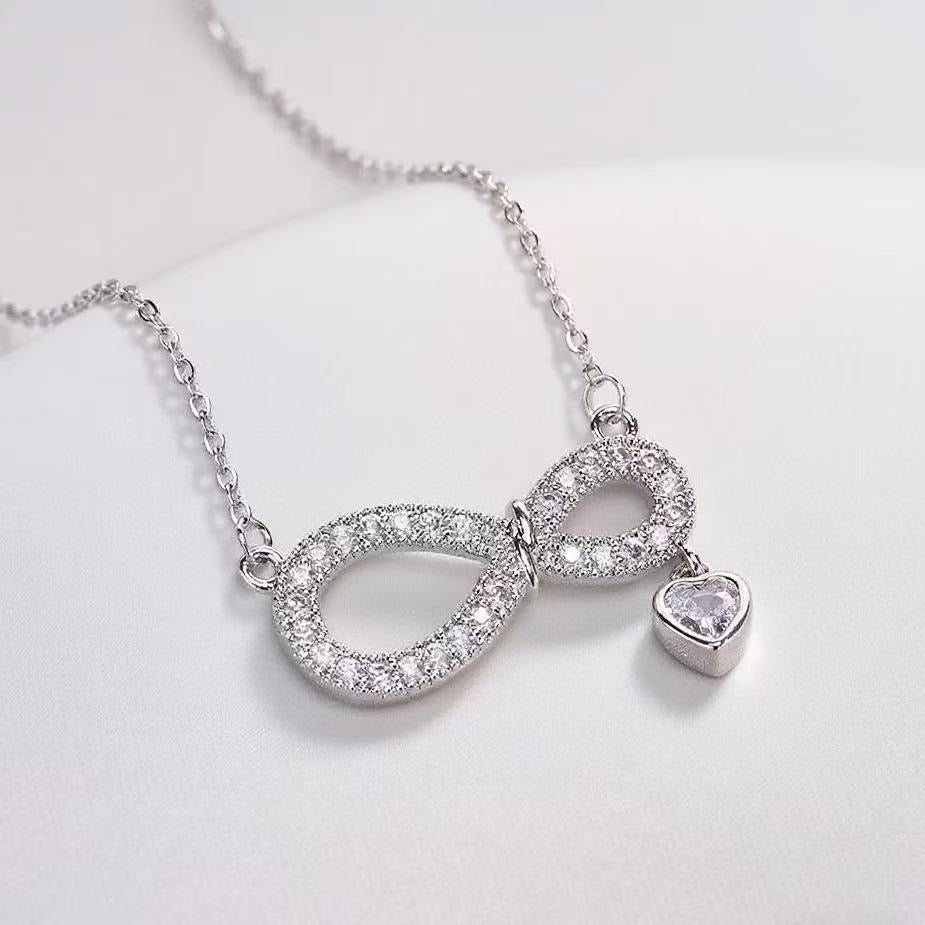 Collier Infini brillant – Coffret romantique prêt à offrir