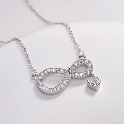 Collier Infini brillant – Coffret romantique prêt à offrir
