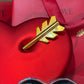 Coeur avec rose éternelle stabilisé et bijoux