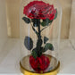 Rose Éternelle Rouge sous Cloche – Cadeau Romantique à Paris