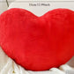 ❤️ Coussin doux en forme de cœur