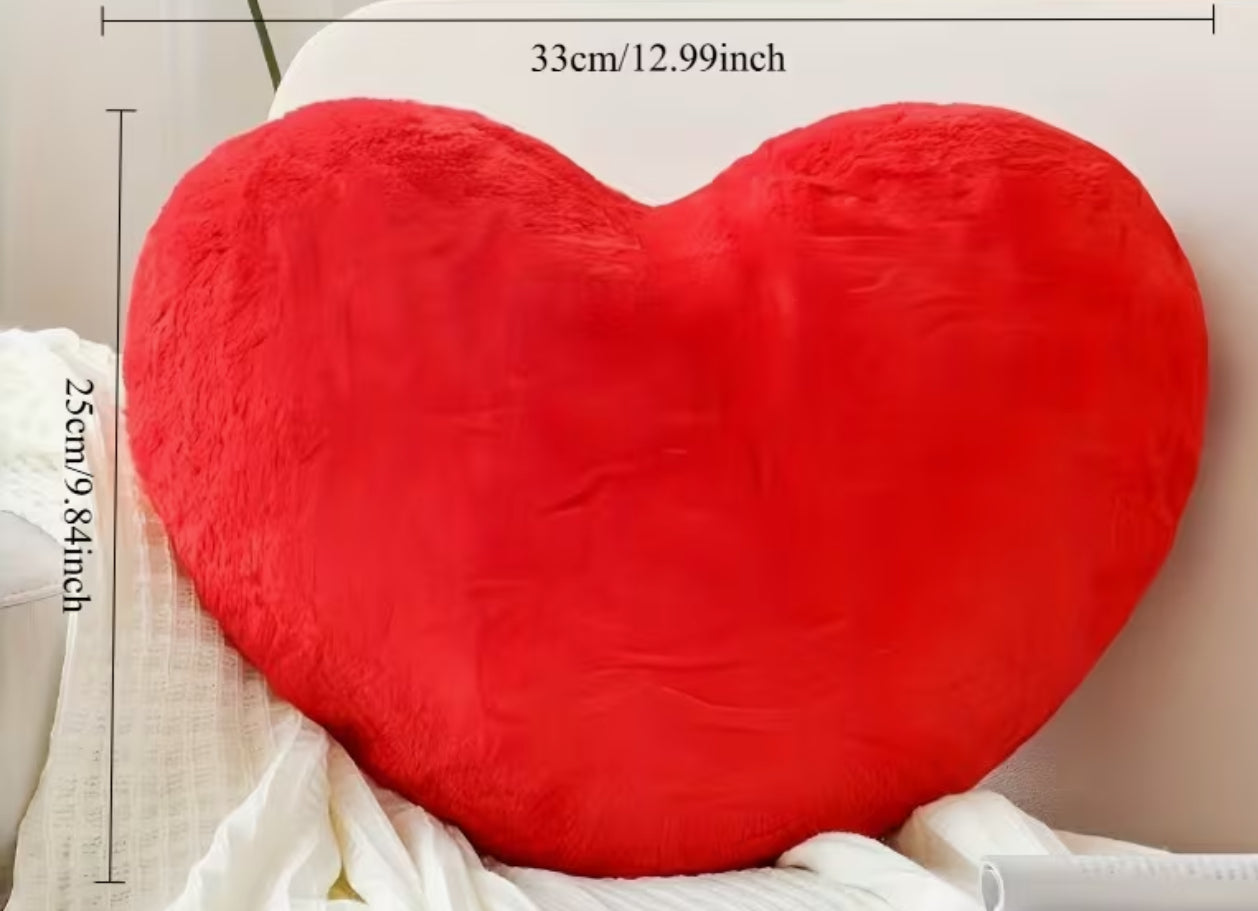 ❤️ Coussin doux en forme de cœur