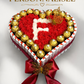 Cœur de chocolat personnalisé – Ferrero Rocher & Roses