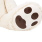 Ours en peluche de couleur blanche, mesurant 100 cm