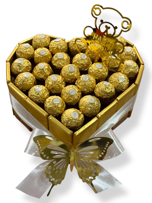 Coffret Chocolats Ferrero Rocher & Merci – Cadeau Anniversaire