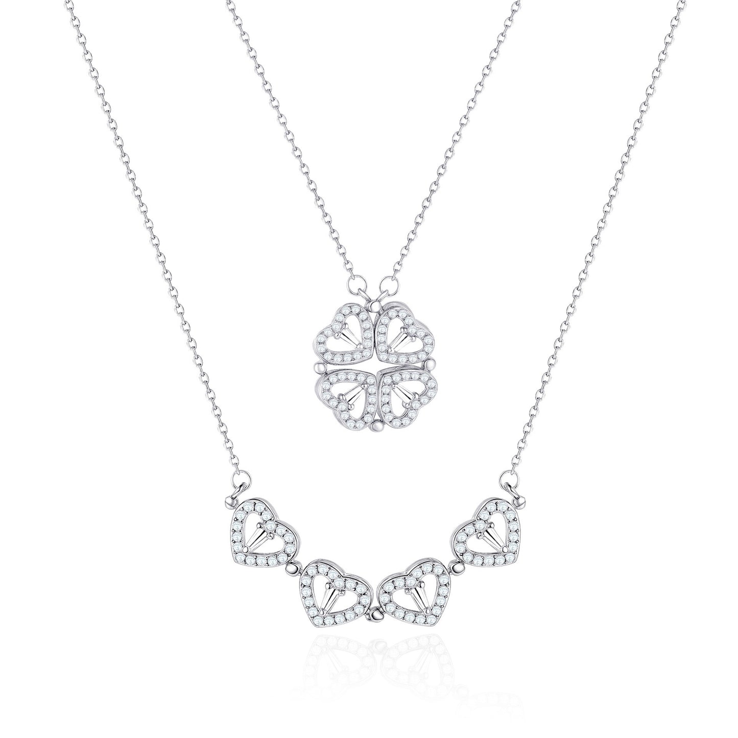 Ours Cadeau avec Bijoux & Rose Éternelle – Ensemble P5
