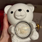 Nounours avec rose éternelle stabilisé