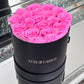 Rose éternelles boîte Ronde personnalisée