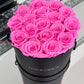 Rose éternelles boîte Ronde personnalisée
