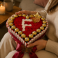 Cœur de chocolat personnalisé – Ferrero Rocher & Roses