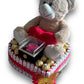 Cœur de chocolat avec nounours
