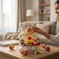 💝 Coffret Cadeau Romantique avec Ourson et Rose Éternelle
