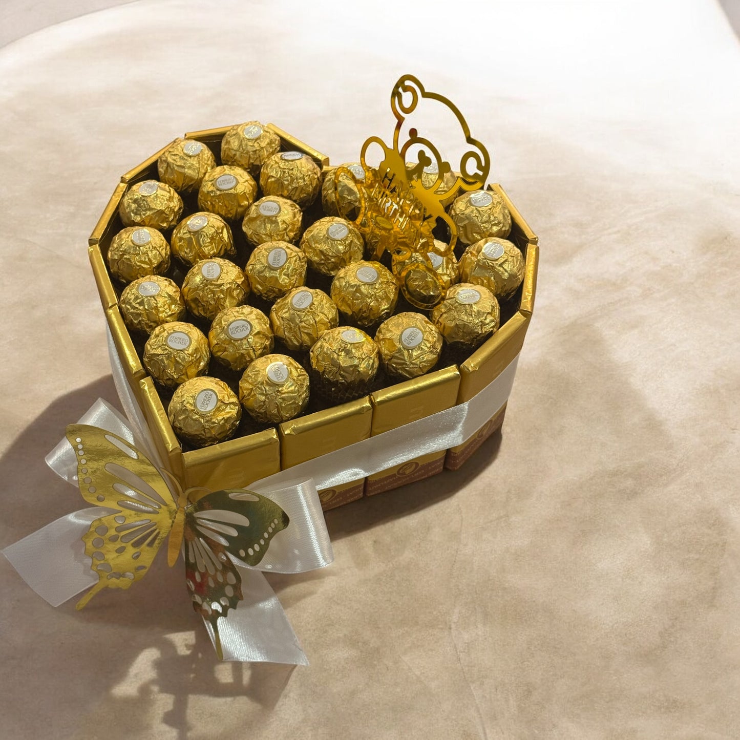 Coffret Chocolats Ferrero Rocher & Merci – Cadeau Anniversaire