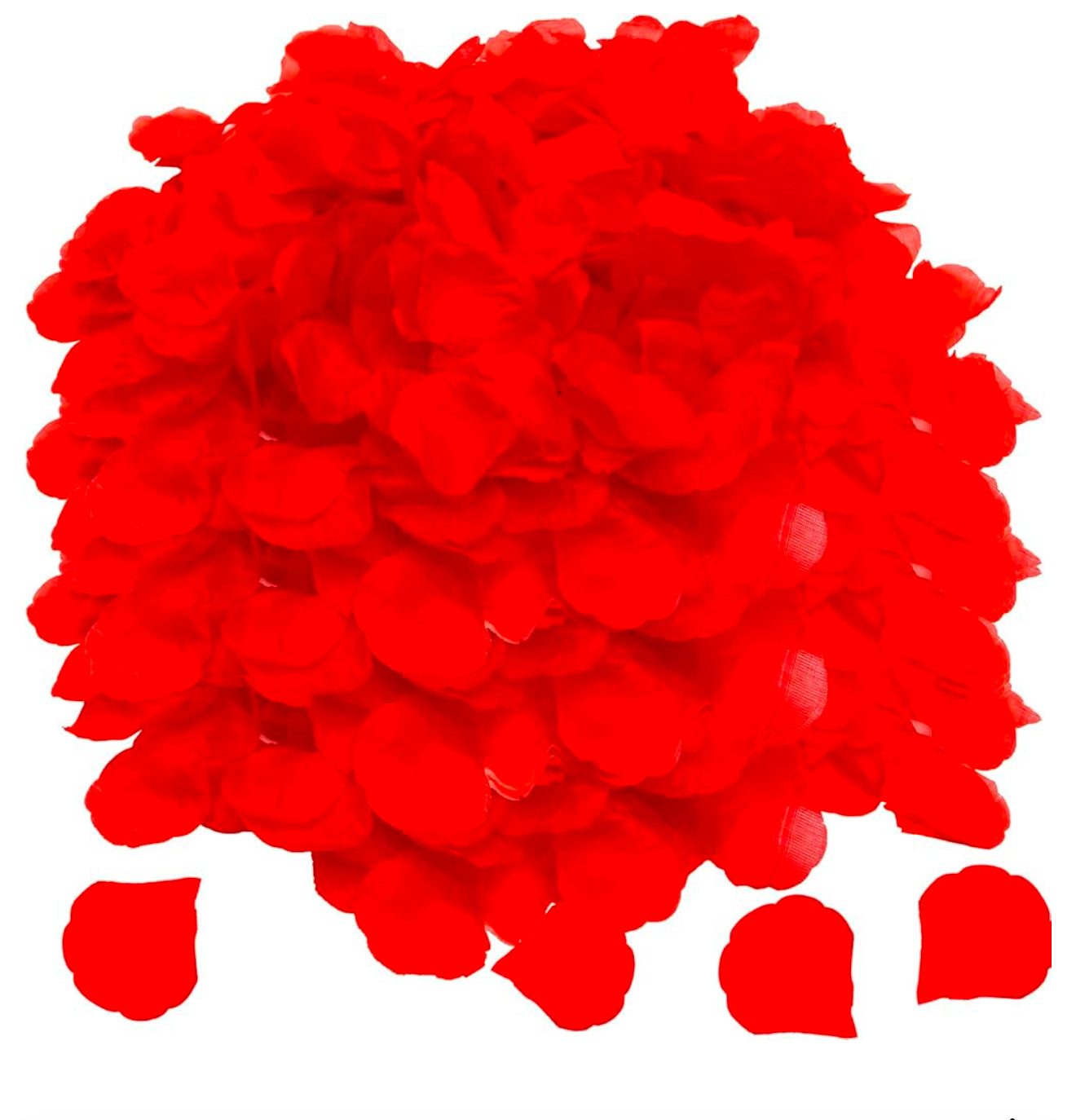 5000 Pièces Pétales de Rouges Artificiels, Petale de Rose - Mariage, Saint Valentin, Anniversaire, Ambiance Romantique
