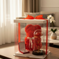 Box Cadeau Romantique – Ours en Roses & Rose Lumineuse