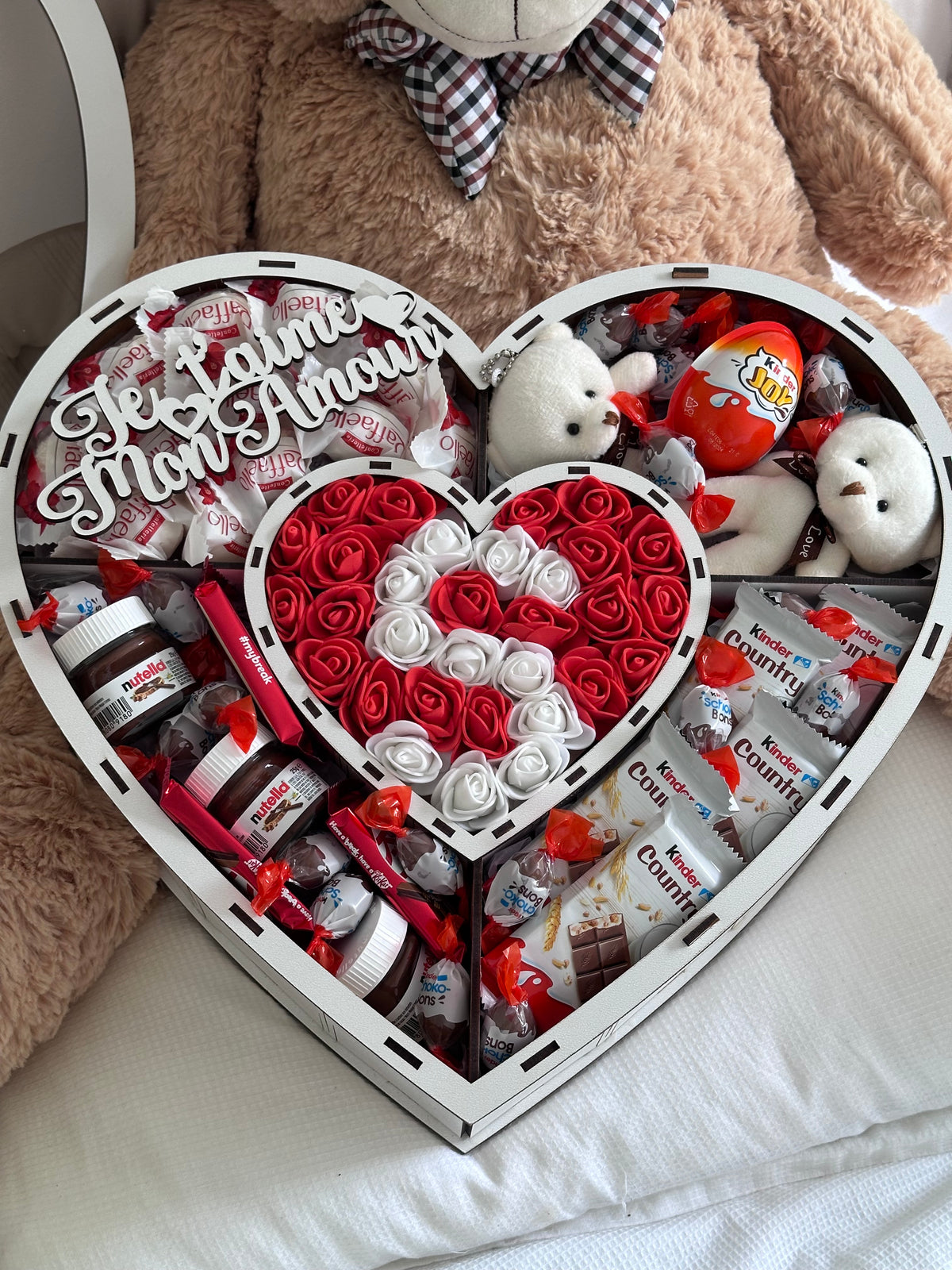 Poupée Corolle Nounours Personnalisé Avec Coeur, Nounours Avec Texte+ Photo, Cadeau Personnalisé Poupée Corolle Nounours Personnalisé Avec Coeur, Nounours Avec Texte+ Photo, Cadeau Personnalisé