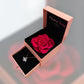 Rose éternelle avec bijoux