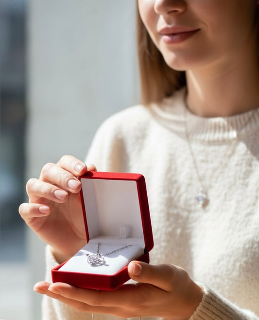 Collier Cœur avec Flèche – Pendentif romantique scintillant