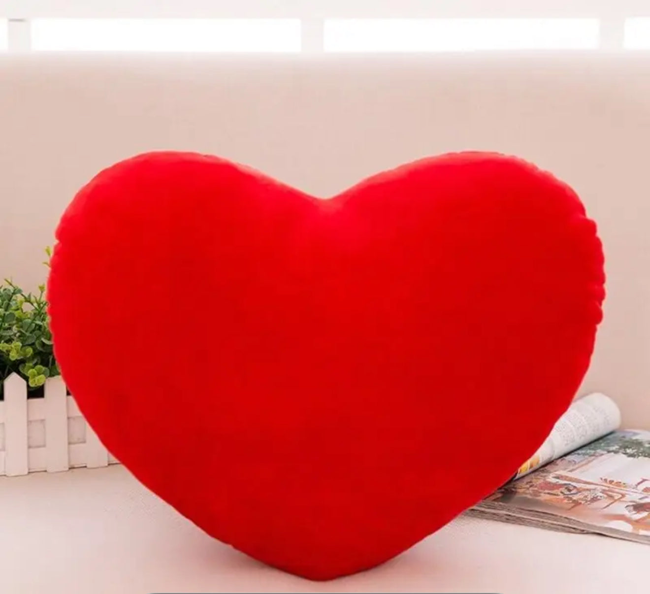 ❤️ Coussin doux en forme de cœur