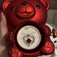 Nounours avec rose éternelle stabilisé