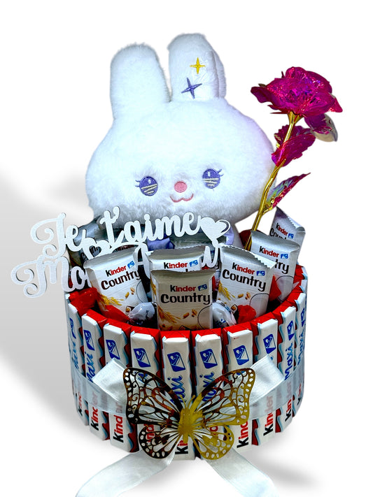 Bouquet gourmand “Je t’aime” – une douceur pascale pleine d’amour
