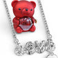 Collier “LOVE” brillant – Coffret romantique prêt à offrir