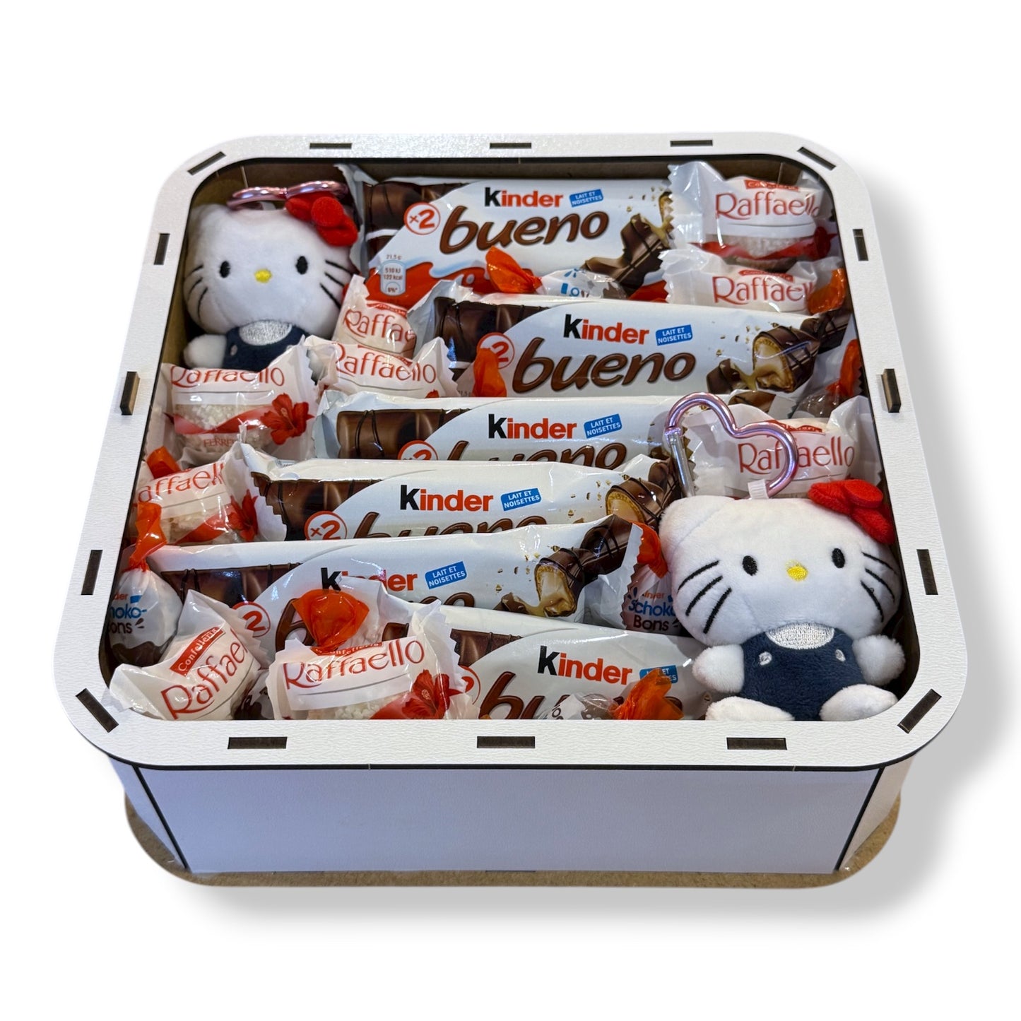 Hello kitty Box avec chocolat et peluche Coffret Cadeau Hello Kitty – Édition Gourmande & Élégante