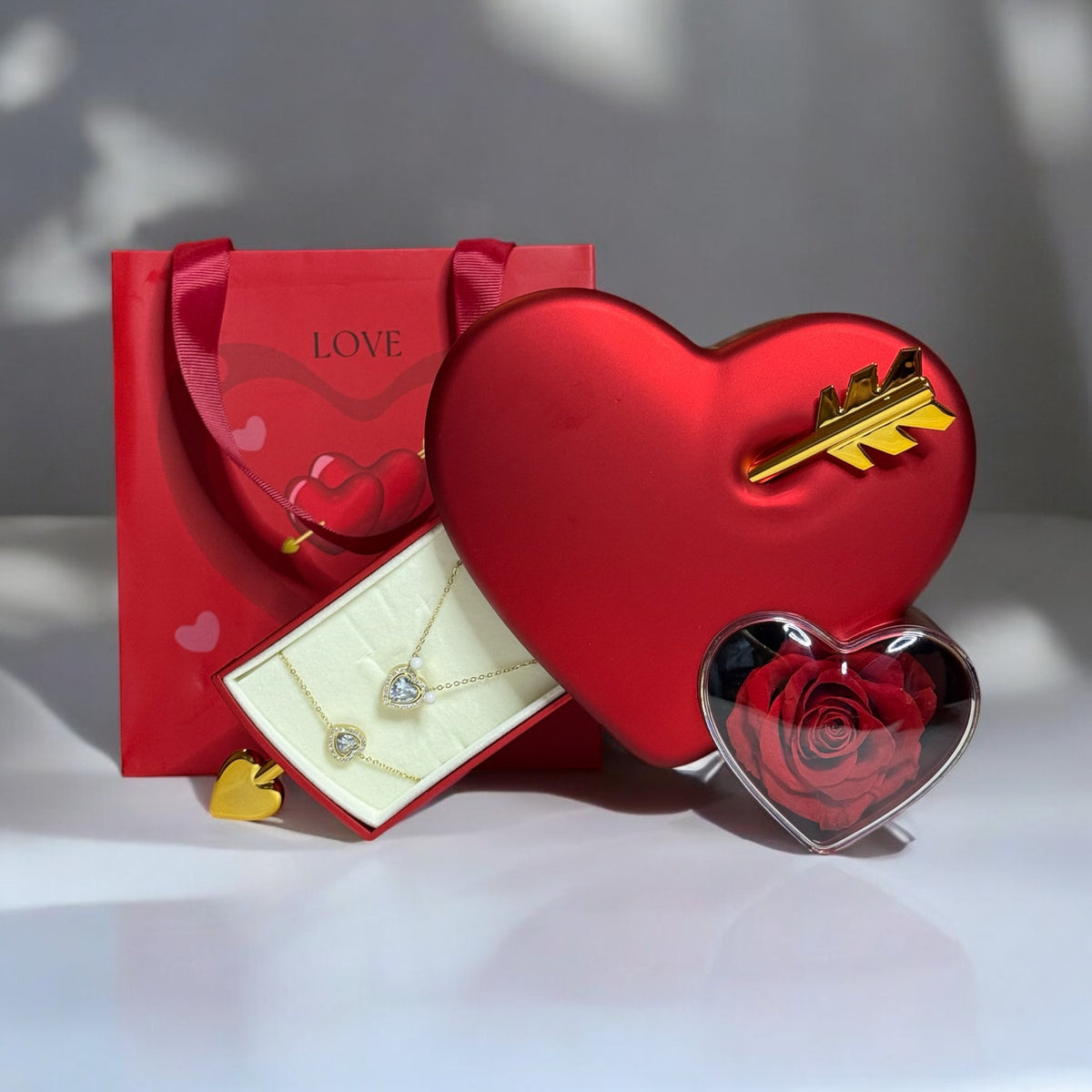 Coffret Cadeau 3 Pièces Boîtes Bijoux Rose Velours – Pochette Cadeau Bracelet, Bague, Collier – Idéal Anniversaire & Mariage