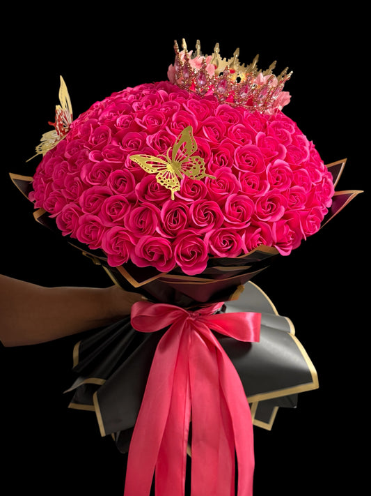 Bouquet de 151 Roses savon