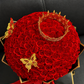 Bouquet de 150 Roses Rouge Artificielles XXL avec Couronne – Cadeau de Luxe