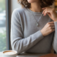 Collier Cœur avec Flèche – Pendentif romantique scintillant