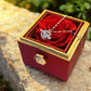 Le Pendentif Cœur Éternel + rose éternelle stabilisé