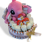 Bouquet gourmand avec peluche et Kinder