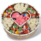 Coffret cadeau exclusif avec peluche Stitch, roses bleues et Kinder Joy