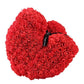Ours en roses Rouge 40 cm