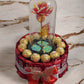 Chocolat box + Golden rose 24 k