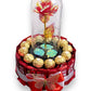 Chocolat box + Golden rose 24 k