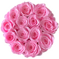 Rose éternelles boîte Ronde personnalisée