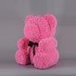Ourson en rose 70 cm Rose