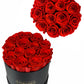 Rose éternelles boîte Ronde personnalisée
